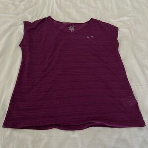 Nike Dri-fit lightweight purple tee size large